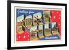 Greetings from Fort Sill, Oklahoma-null-Framed Premium Giclee Print