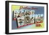 Greetings from Fort Wayne, Indiana-null-Framed Art Print