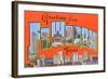 Greetings from Fort Worth, Texas-null-Framed Art Print