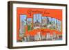 Greetings from Fort Worth, Texas-null-Framed Art Print