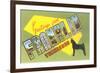 Greetings from Franklin, Tennessee-null-Framed Premium Giclee Print