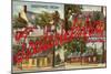 Greetings from Fredericksburg, Virginia-null-Mounted Art Print