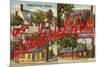 Greetings from Fredericksburg, Virginia-null-Mounted Art Print