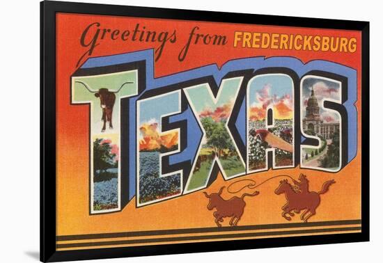 Greetings from Fredricksburg, Texas-null-Framed Art Print