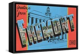 Greetings from Fremont, Ohio-null-Framed Stretched Canvas