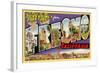 Greetings from Fresno, California-null-Framed Art Print