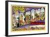 Greetings from Fresno, California-null-Framed Art Print