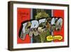 Greetings from Fresno, California-null-Framed Art Print