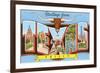 Greetings from Frisco, Texas-null-Framed Premium Giclee Print