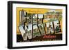Greetings from Ft. Wayne, Indiana-null-Framed Art Print
