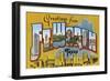 Greetings from Ft. Worth, Texas-null-Framed Art Print