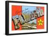 Greetings from Ft. Worth, Texas-null-Framed Art Print