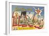 Greetings from Gainesville, Texas-null-Framed Art Print