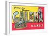 Greetings from Galena, Illinois-null-Framed Art Print