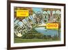 Greetings from Gallipolis, Ohio-null-Framed Art Print