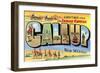 Greetings from Gallup, New Mexico-null-Framed Art Print