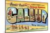 Greetings from Gallup, New Mexico-null-Mounted Art Print