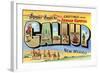 Greetings from Gallup, New Mexico-null-Framed Art Print