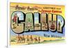 Greetings from Gallup, New Mexico-null-Framed Art Print