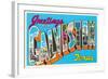 Greetings from Galveston, Texas-null-Framed Art Print