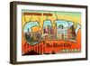 Greetings from Gary, Indiana-null-Framed Art Print