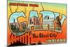 Greetings from Gary, Indiana-null-Mounted Art Print