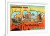 Greetings from Gary, Indiana-null-Framed Premium Giclee Print