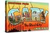 Greetings from Gary, Indiana-null-Stretched Canvas