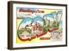 Greetings from Gary, Indiana-null-Framed Art Print