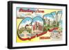 Greetings from Gary, Indiana-null-Framed Art Print