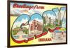 Greetings from Gary, Indiana-null-Framed Art Print