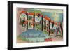 Greetings from Geneva, New York-null-Framed Art Print