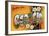 Greetings from Georgia-null-Framed Art Print