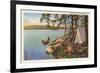 Greetings from Georgian Bay, Canada-null-Framed Premium Giclee Print