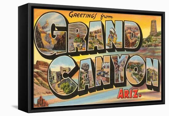 Greetings from Grand Canyon, Arizona-null-Framed Stretched Canvas