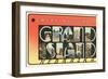 Greetings from Grand Island, Nebraska-null-Framed Art Print