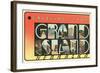 Greetings from Grand Island, Nebraska-null-Framed Art Print