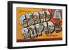 Greetings from Grand Rapids, Michigan, Furniture Center of the World-null-Framed Giclee Print