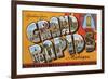 Greetings from Grand Rapids, Michigan-null-Framed Premium Giclee Print