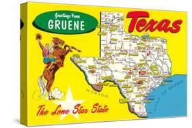 Greetings from Gruene, Texas-null-Stretched Canvas