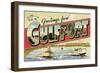 Greetings from Gulfport, Mississippi-null-Framed Art Print