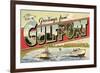 Greetings from Gulfport, Mississippi-null-Framed Art Print