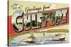 Greetings from Gulfport, Mississippi-null-Stretched Canvas