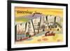 Greetings from Havana, Cuba-null-Framed Premium Giclee Print