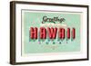 Greetings From Hawaii-null-Framed Art Print