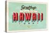 Greetings From Hawaii-null-Stretched Canvas