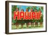 Greetings from Hawaii-null-Framed Art Print