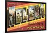 Greetings from Helena, Montana-null-Framed Art Print