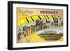 Greetings from Hershey, Pennsylvania-null-Framed Art Print