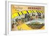 Greetings from Hershey, Pennsylvania-null-Framed Art Print